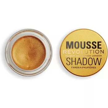 Makeup Revolution Взбитые муссовые тени кремового цвета для щек и глаз золото 4G, Revolution Beauty