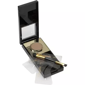 Макияж для темно-коричневых бровей, Christian