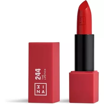 Макияж The Lipstick 244 Red с витамином Е и маслом ши Стойкий матовый финиш, 3Ina