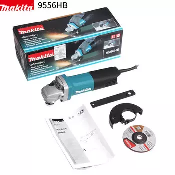 Makita9556HB Угловая шлифовальная машина для резки, шлифовальная машина для полировки, ручной шлифовальный круг, 100 мм, задний переключатель, 840 Вт