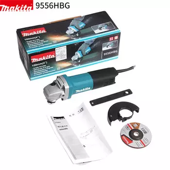 Makita9556HBG Угловая шлифовальная машина, полировальный станок, шлифовальный станок, полировальный станок, ручной шлифовальный круг, 100 мм, усиленная коробка передач