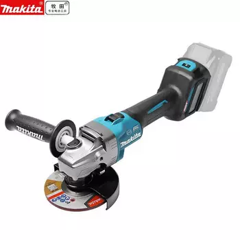Угловая шлифовальная машина Makita GA023GD201 + два аккумулятора 40V/2.5Ah