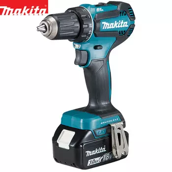 Дрель Makita DDF485SFJ + два аккумулятора 18V/3.0Ah, зарядное устройство