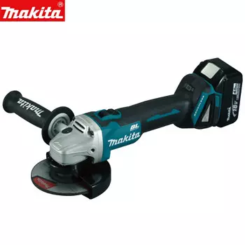 Угловая шлифовальная машина Makita DGA506RME + два аккумулятора, зарядное устройство, кейс