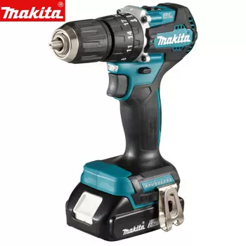 Дрель электрическая Makita DHP487SAJ + два аккумулятора, зарядное устройство