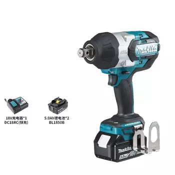 Гайковерт ударный Makita DTW700RTJ + два аккумулятора 5.0Ah, зарядное устройство