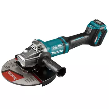 Makita GA038GZ Угловая шлифовальная машина, перезаряжаемая угловая шлифовальная машина, литиевая электрическая ручная шлифовальная машина, полировальный станок, режущий станок, 230 мм, бесщеточный, 40 В, голый металл, без аккумулятора
