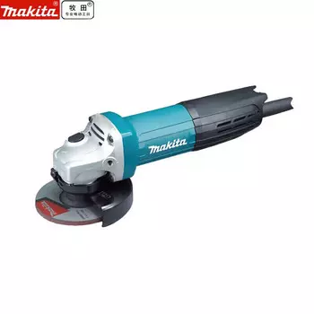 Угловая шлифовальная машина Makita GA4031 + угольные щетки, диски