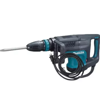 Makita Электрический кирка Makita с пятиямковой ручкой, мощный одноразовый электрический молоток, электрический кирка, складной бетонный дорожный проект, 1510 Вт