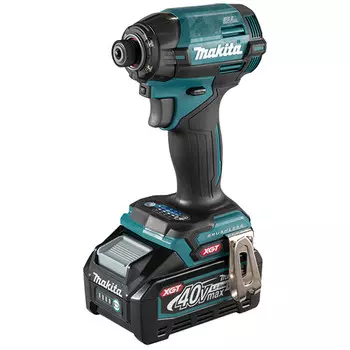 Дрель электрическая Makita TD002GA201 + два аккумулятора 40V/2.0Ah