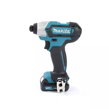 Дрель-шуруповерт Makita TD110DWYE + два аккумулятора 12V/1.5Ah, зарядное устройство