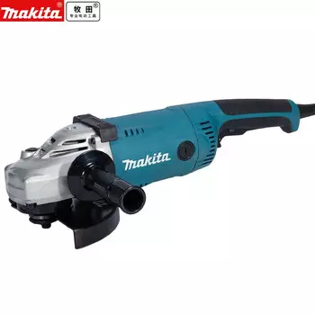 MakitaGA7020 угловая шлифовальная машина, ручная шлифовальная машина для резки, ручное колесо для пряжи, 2200 Вт, 180 мм, триггерный переключатель