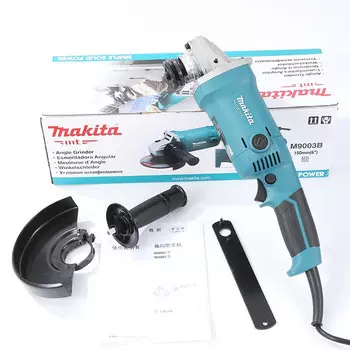 MakitaM9003B угловая шлифовальная машина, полировальная машина, ручная шлифовальная машина, полировальная машина, ручное колесо для пряжи, 150 мм, 1050 Вт