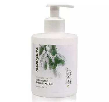 МАКРОВИТА БЕЛОЕ ЖИДКОЕ МЫЛО с биооливковым маслом и биоромашкой 300мл, Macrovita