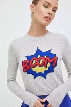 МАКС&Ко. шерстяной свитер Max&Co., серый