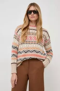 МАКС&Ко. свитер из смесовой шерсти Max&Co., бежевый