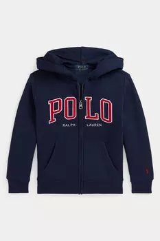Мальчик флис с капюшоном Polo Ralph Lauren, синий