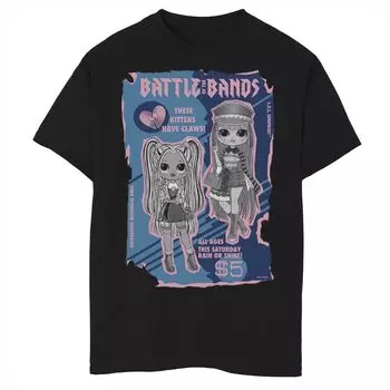 Мальчики 8-20 Л.О.Л. Сюрприз! Футболка с плакатом концерта Battle Of The Bands Licensed Character