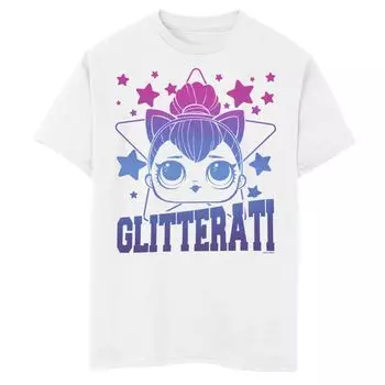 Мальчики 8-20 Л.О.Л. Сюрприз! Футболка с блестящим рисунком Kitty Queen L.O.L. Surprise!