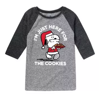Мальчики 8–20 лет Peanuts The Cookies Реглан Licensed Character