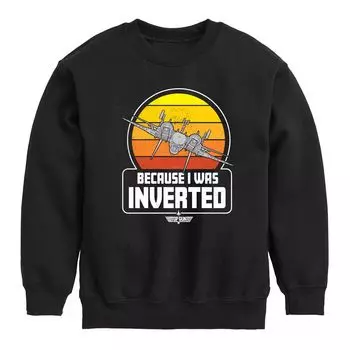 Мальчики 8–20 лет Top Gun I Was Inverted Fleece Licensed Character, черный