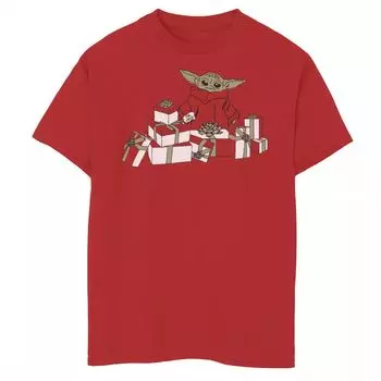 Мальчики 8–20 лет «Звездные войны» «Мандалорец Хэллоуин» Футболка с рисунком «Ребенок представляет» Star Wars
