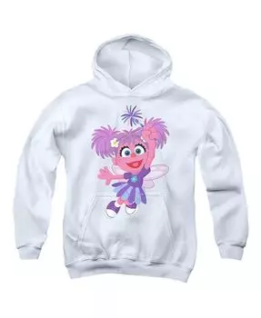 Мальчики Молодежь Furry Friends Forever! Толстовка с капюшоном Abby Cadabby Pull Over Sesame Street, белый