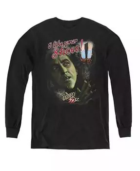 Мальчики Молодежь I Like Your Shoes Длинные рукава Толстовка Wizard Of Oz, черный