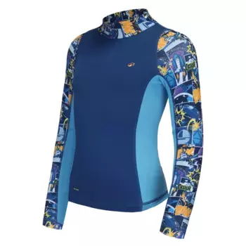 Мальчики солнцезащитный костюм для серфинга с длинным рукавом 500 ROCKET OLAIAN