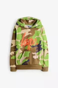 Мальчики толстовка с капюшоном Hype, зеленый