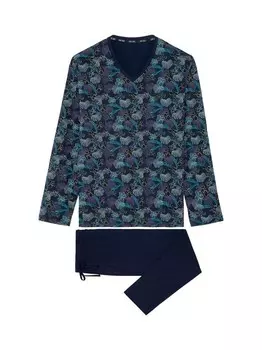 Мальдивские пижамы Hom, синий