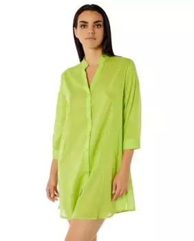 Мальта простое платье-рубашка пляжное платье Red Point, зеленый