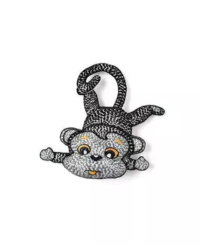 Malabar Baby унисекс плюшевая игрушка-погремушка ручной работы — для малышей, маленьких детей, черный