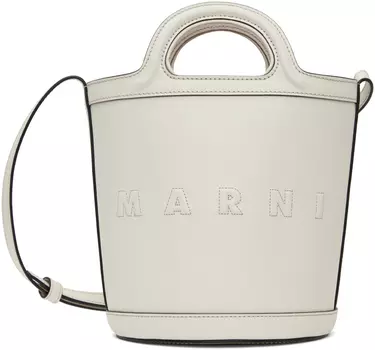 Маленькая белая сумка Tropicalia Marni