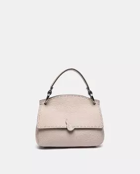 Маленькая бежевая сумочка с клапаном и съемным ремнем через плечо Abbacino, бежевый