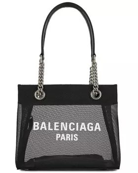 Маленькая большая сумка беспошлинной торговли Balenciaga, цвет Black & White