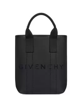 Маленькая большая сумка G-Essentials из парусины с покрытием Givenchy, черный