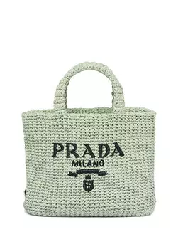 Маленькая большая сумка, связанная крючком Prada