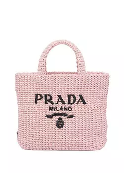 Маленькая большая сумка, связанная крючком Prada