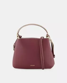 Маленькая бордовая сумочка со съемным ремнем через плечо Tintoretto, бордо