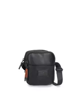 Маленькая черная мужская сумка через плечо Egham Pepe Jeans, черный