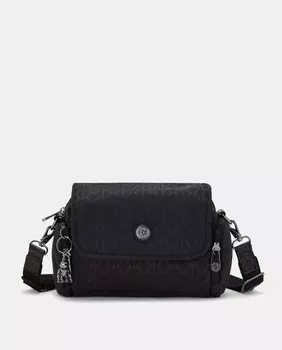 Маленькая черная сумка через плечо Kipling, черный