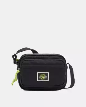 Маленькая черная сумка через плечо с регулируемой ручкой Kipling, черный