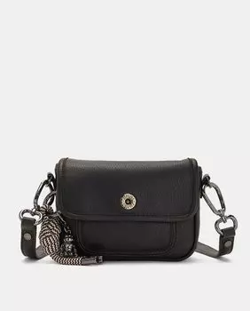 Маленькая черная сумка через плечо со съемной ручкой Kipling, черный