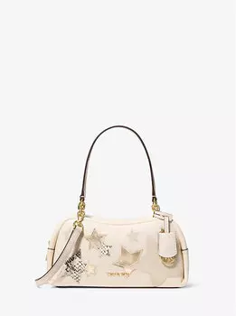 Маленькая декорированная сумка через плечо Cecily Michael Kors, бежевый
