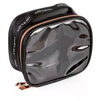 Маленькая дорожная косметичка черного и розового золота, INGLOT
