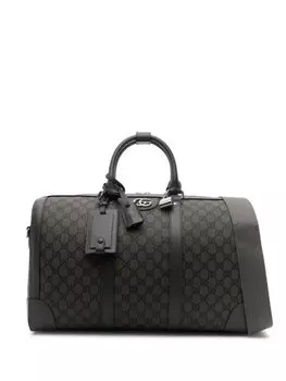 Маленькая дорожная сумка Ophidia Gucci, серый