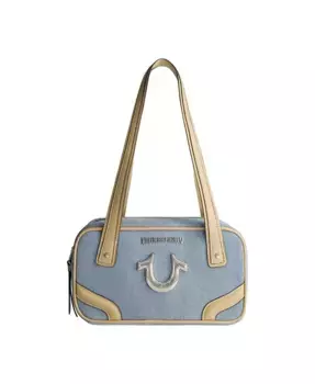 Маленькая джинсовая сумка для боулинга True Religion, синий