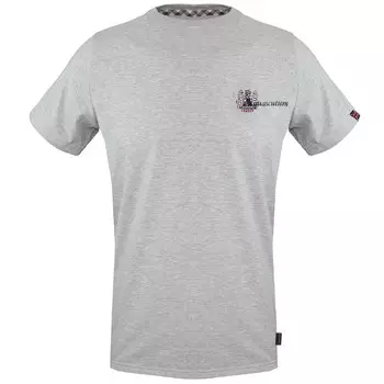 Маленькая футболка aldis с логотипом на груди Aquascutum, серый