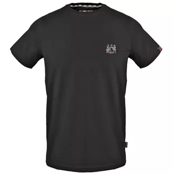 Маленькая футболка с логотипом aldi на груди Aquascutum, черный